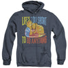 Garfield - Too Short Adult Heather Hoodie