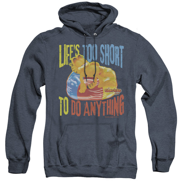 Garfield - Too Short Adult Heather Hoodie