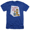 Garfield - Duly Noted Adult Regular Fit Heather Short Sleeve