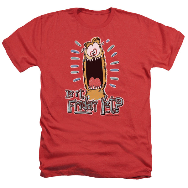 Garfield - Friday Adult Regular Fit Heather Short Sleeve