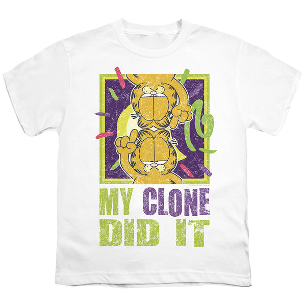 Garfield - My Clone Did It Youth Short Sleeve