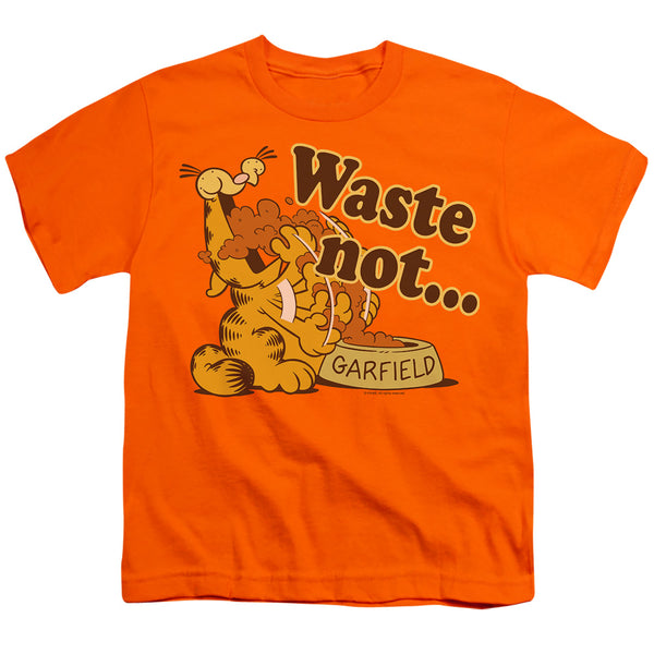 Garfield - Waste Not Youth Short Sleeve