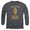 Garfield - Ask Me Adult Long Sleeve