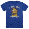 Garfield - I Want You Adult Regular Fit Heather Short Sleeve