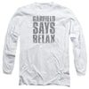 Garfield - Relax Adult Long Sleeve