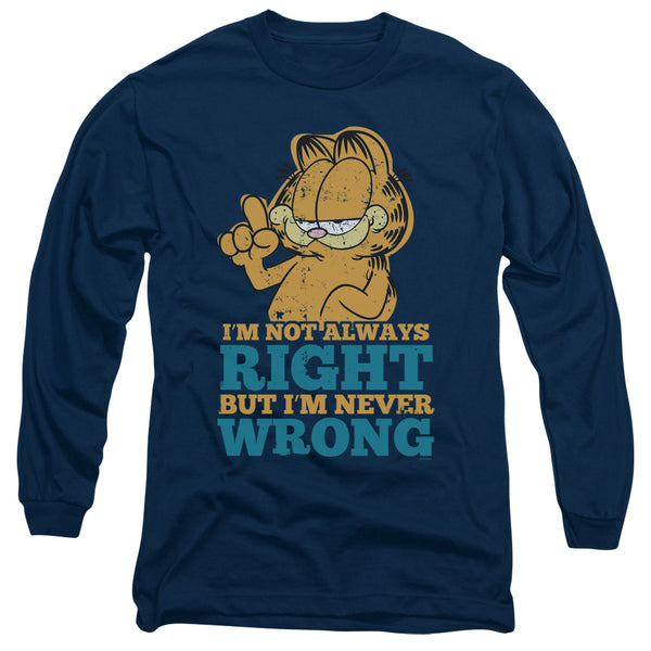 Garfield - Never Wrong Adult Long Sleeve