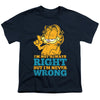 Garfield - Never Wrong Youth Short Sleeve