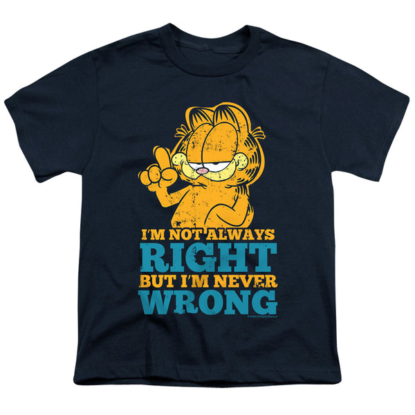 Garfield - Never Wrong Youth Short Sleeve