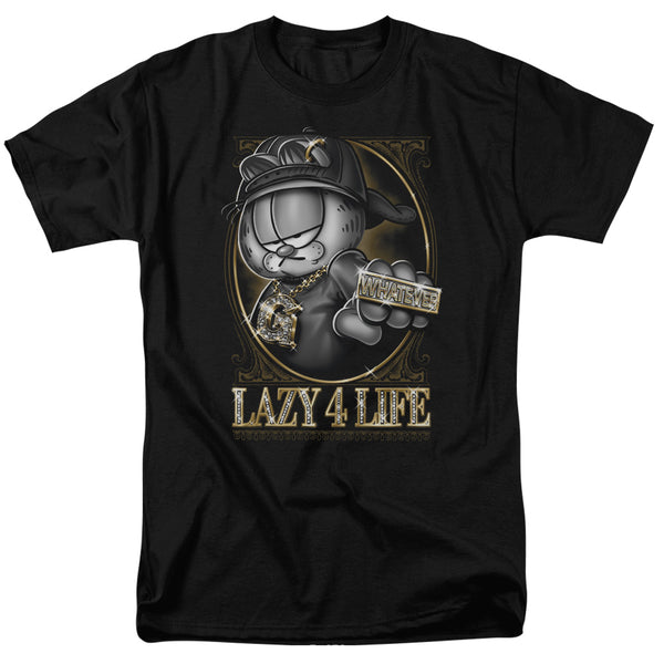 Garfield - Lazy 4 Life Adult Regular Fit Short Sleeve