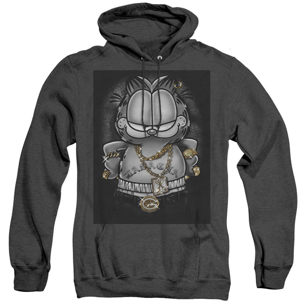 Garfield - Lasagna For Life Adult Heather Hoodie