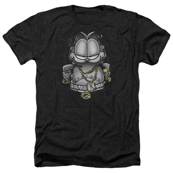 Garfield - Lasagna For Life Adult Regular Fit Heather Short Sleeve