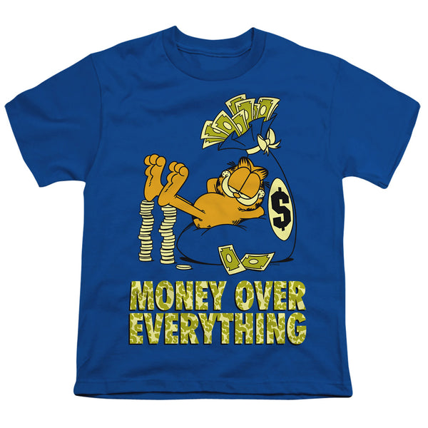 Garfield - Money Is Everything Youth Short Sleeve