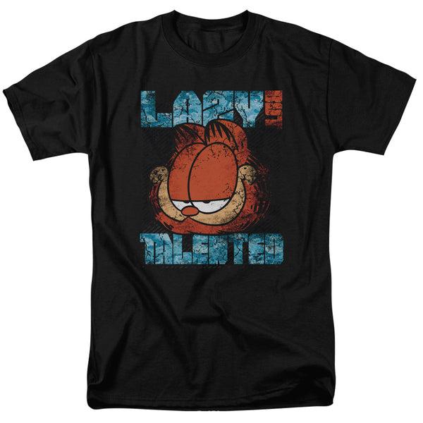 Garfield - Lazy But Talented Distressed Adult Regular Fit Short Sleeve