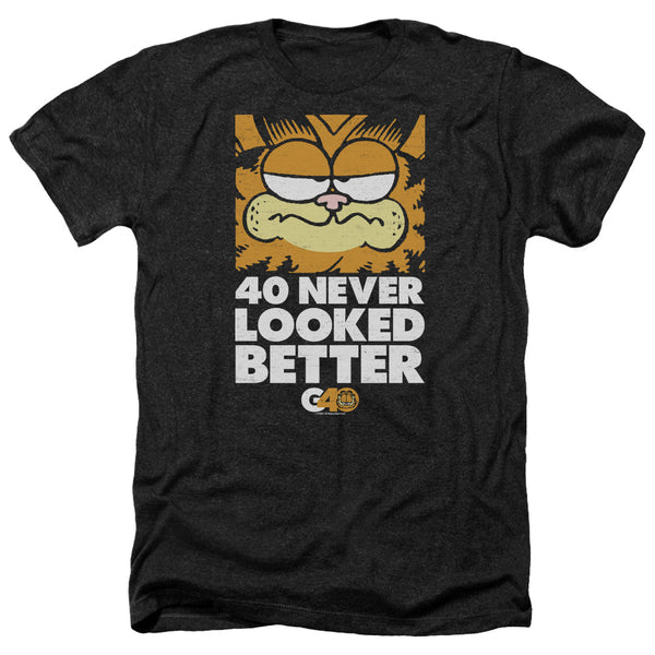 Garfield - 40 Looks Adult Regular Fit Heather Short Sleeve