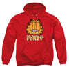 Garfield - Life Begins At Forty Adult Pullover Hoodie