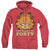 Garfield - Life Begins At Forty Adult Heather Hoodie