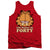 Garfield - Life Begins At Forty Adult Tank Top