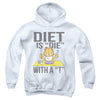 Garfield - Diet Is Die With A T Youth Hooded Sweatshirt