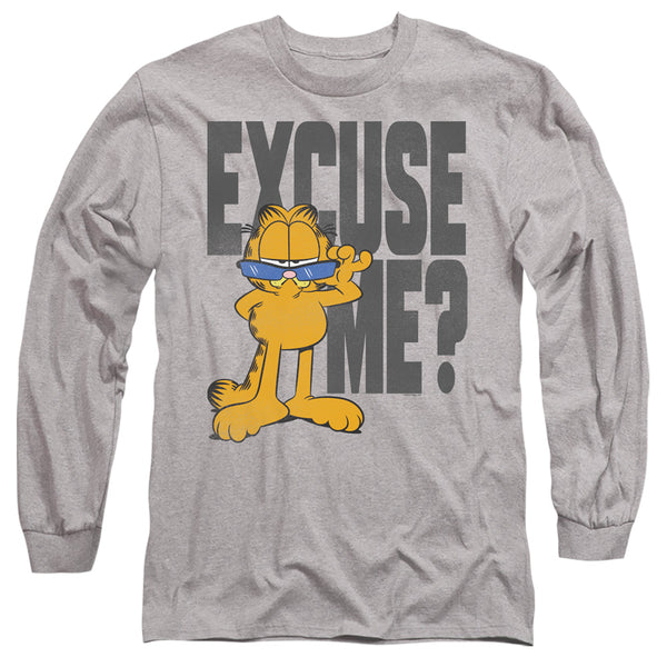 Garfield - Excuse Me? Adult Long Sleeve
