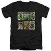 Green Lantern - GL Covers Adult Slim Fit V Neck Cotton