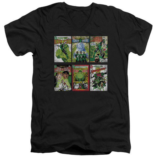 Green Lantern - GL Covers Adult Slim Fit V Neck Cotton