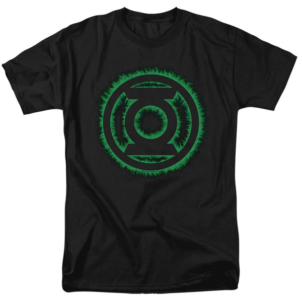 Green Lantern - Green Flame Logo Adult Regular Fit Short Sleeve