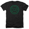 Green Lantern - Green Flame Logo Adult Regular Fit Heather Short Sleeve