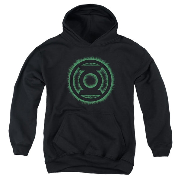 Green Lantern - Green Flame Logo Youth Hooded Sweatshirt
