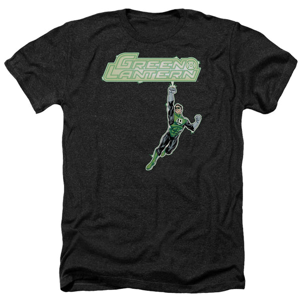 Green Lantern - Energy Construct Logo Adult Regular Fit Heather Short Sleeve