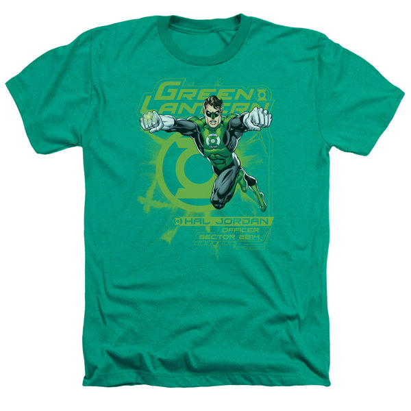 Green Lantern - Sector 2814 Adult Regular Fit Heather Short Sleeve
