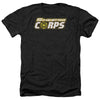 Green Lantern - Sinestro Corps Logo Adult Regular Fit Heather Short Sleeve
