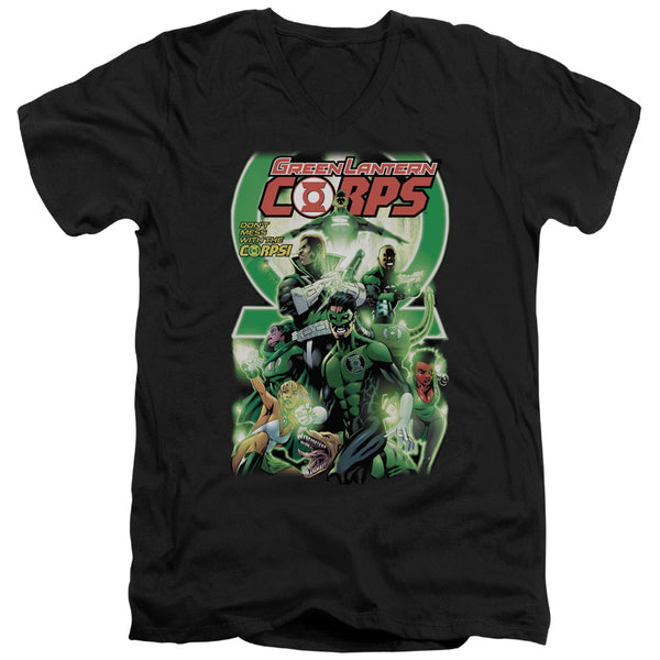 Green Lantern - GL Corps #25 Cover Adult Slim Fit V Neck Cotton