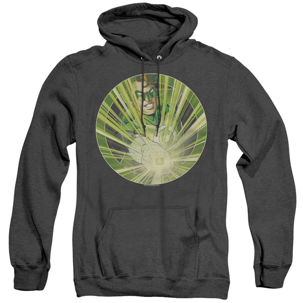 Green Lantern - Light Em Up Adult Heather Hoodie