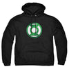 Green Lantern - Green Chrome Logo Adult Pullover Hoodie