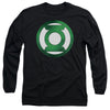 Green Lantern - Green Chrome Logo Adult Long Sleeve