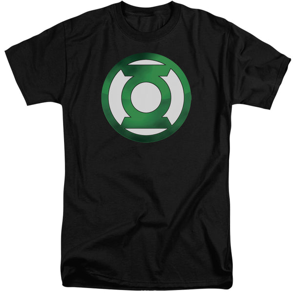 Green Lantern - Green Chrome Logo Adult Tall Fit Short Sleeve