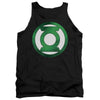Green Lantern - Green Chrome Logo Adult Tank Top