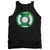 Green Lantern - Green Chrome Logo Adult Tank Top