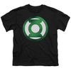 Green Lantern - Green Chrome Logo Youth Short Sleeve