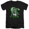Green Lantern - Lantern Planet Adult Slim Fit V Neck Cotton