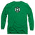 Green Lantern - Scribble Lantern Logo Adult Long Sleeve