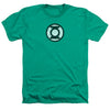 Green Lantern - Scribble Lantern Logo Adult Regular Fit Heather Short Sleeve