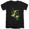 Green Lantern - Lantern Light Adult Slim Fit V Neck Cotton