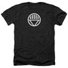 Green Lantern - Black Lantern Logo Adult Regular Fit Heather Short Sleeve