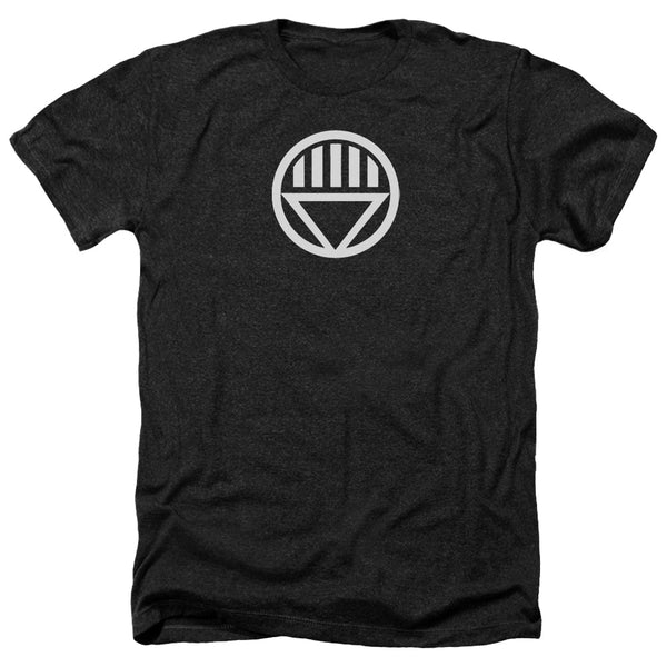 Green Lantern - Black Lantern Logo Adult Regular Fit Heather Short Sleeve