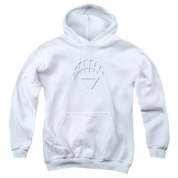 Green Lantern - White Lantern Logo Youth Hooded Sweatshirt