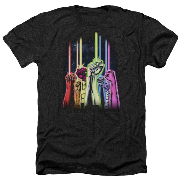 Green Lantern - Rainbow Corps Adult Regular Fit Heather Short Sleeve