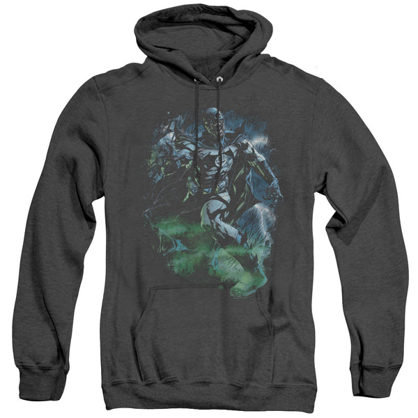 Green Lantern - Black Lantern Batman Adult Heather Hoodie