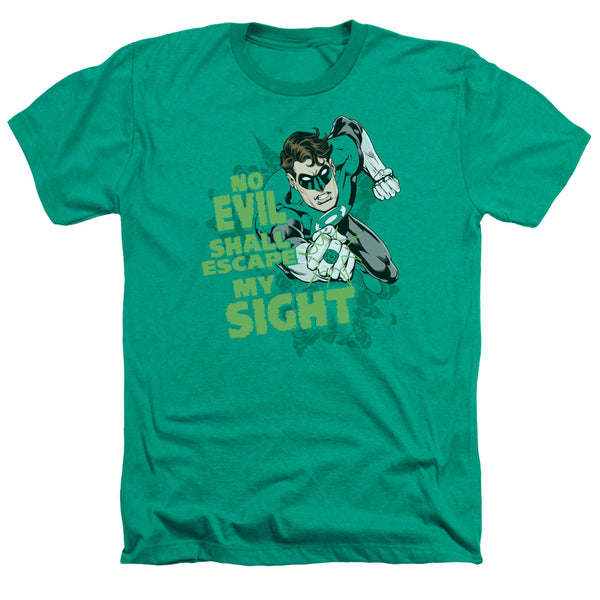 Green Lantern - No Evil Adult Regular Fit Heather Short Sleeve