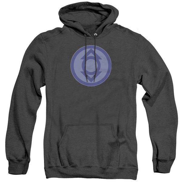 Green Lantern - Indigo Symbol Adult Heather Hoodie
